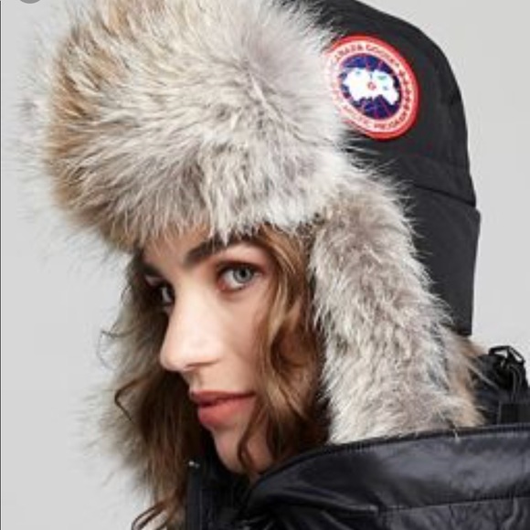 canada goose aviator hat